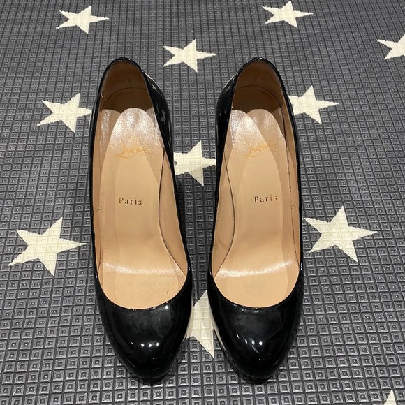 Christian Louboutin pumps black patent size 40.5 - Picture 1 of 7
